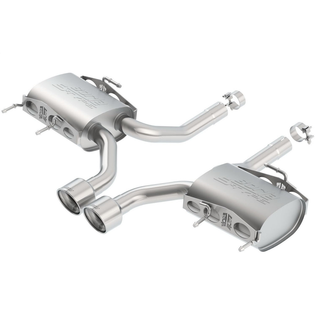 Borla 11823 | Borla S-Type Axle-Back Exhaust System for 2001-2015 Cadillac CTS-V Coupe 6.2L V8 Automatic/ Manual Rear Wheel Drive/All Wheel Drive 2-Door.
