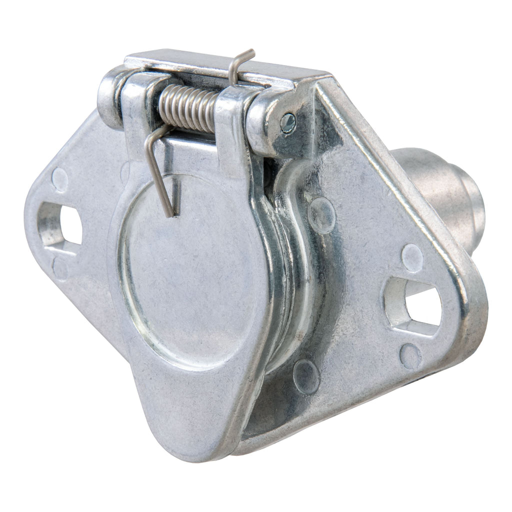 6-Way Round Connector Socket (Vehicle Side Diecast Metal)