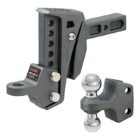 Rebellion XD Adjustable Cushion Hitch with Dual Ball (2" Shank 15000 lbs.)