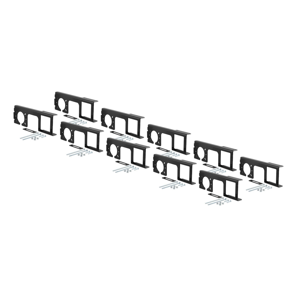 Easy-Mount Wiring Brackets for 4 or 5-Flat & 6 or 7-Round (2" Receiver 10-Pack)