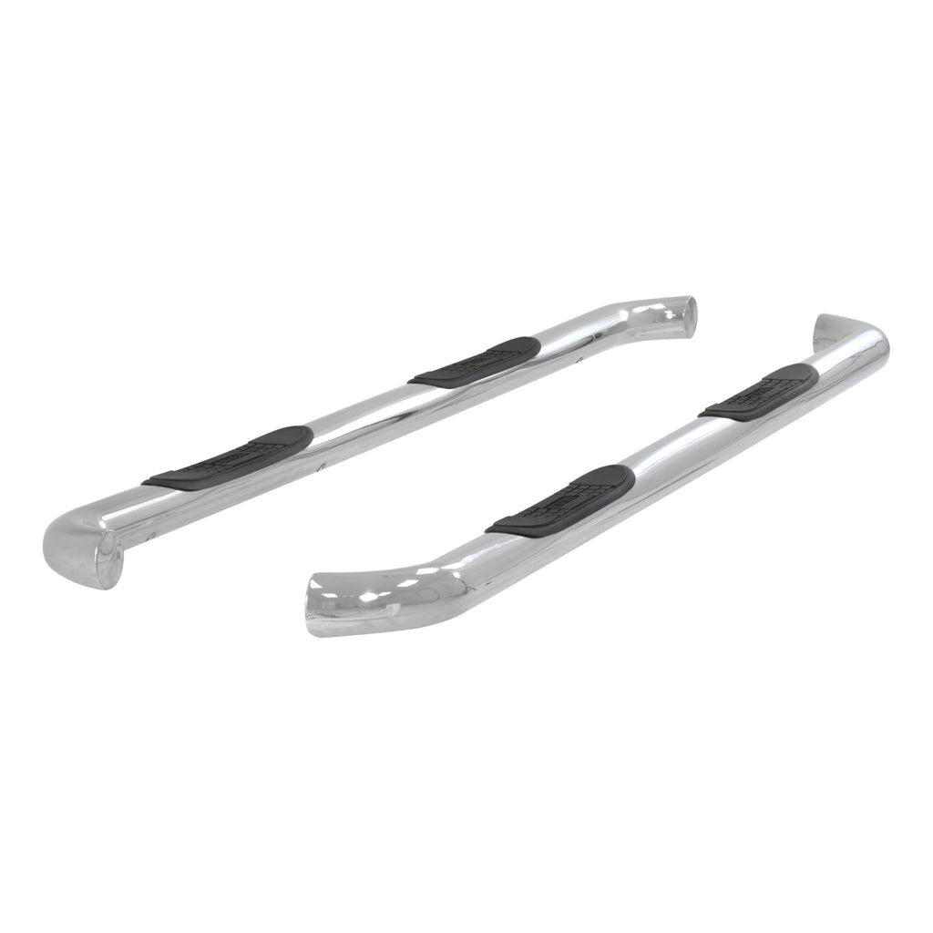 3" Round Polished Stainless Side Bars Select Toyota Tundra