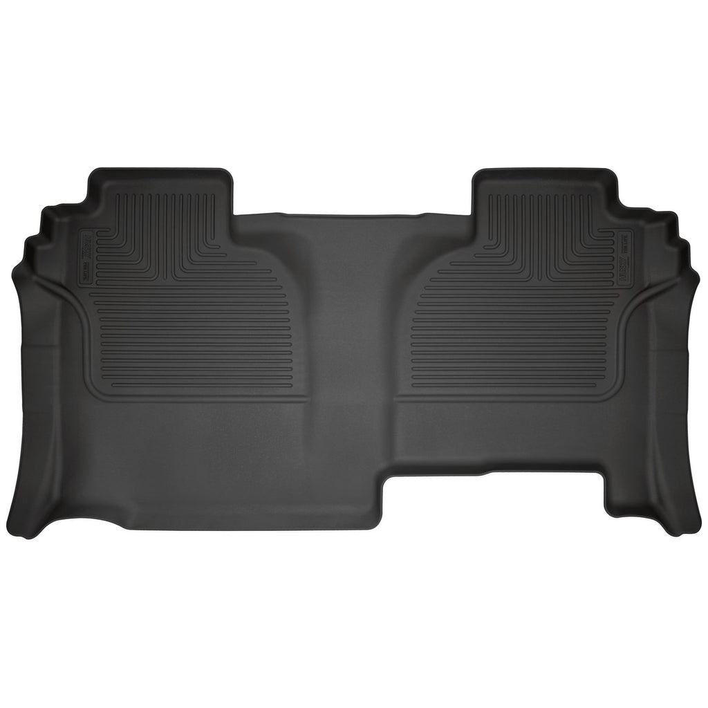 Husky Liners 14211 | Husky Liners 2nd Seat Floor Liner, Fits 19-C SILVERADO/SIERRA 1500 DOUBLE CAB 2ND SEAT FLOOR LINER WEATHERBEATER SERIES BLACK
