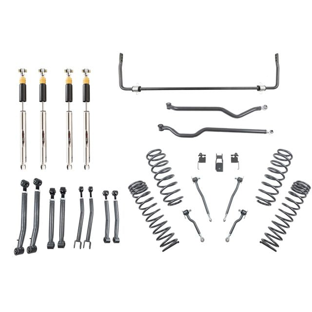 BELLTECH 153205HKP LIFT KIT 4 in. Lift Kit Inc. Front and Rear Trail Performance Struts/Shocks 2018-2021 Wrangler Rubicon JL 4dr 4 in. Lift
