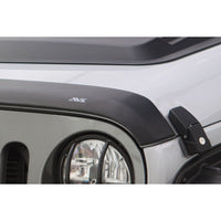 Auto Ventshade (AVS) 377060 Aeroskin Matte Black Flush Mount Hood Protector for 2007-2018 Jeep Wrangler JK