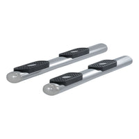 4" Polished Stainless Oval Side Bars Select Lexus RX350 RX400 RX400h