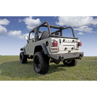 Rugged Ridge 11546.10 | XHD Rear Bumper; 76-06 Jeep CJ/Wrangler YJ/TJ