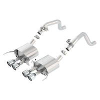Borla 11877 | Borla S-Type Axle-Back Exhaust System for 2014-2019 Chevrolet Corvette (C7) 6.2L V8 Automatic; Manual Transmission; Rear Wheel Drive 2-Door WITHOUT NPP Dual Mode Exhaust.