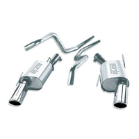 Borla 1014019 | Borla Touring Cat-Back  Exhaust System for 2005-2009 Ford Mustang GT 4.6L V8 and Shelby GT500 5.4L V8 Automatic; Manual Transmission; Rear Wheel Drive 2-Door EC-Type Approved.
