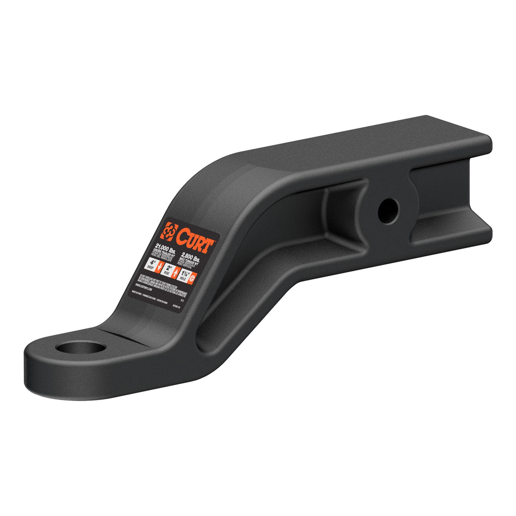 Industrial Duty Forged Ball Mount (3" Shank 21000 lbs. 4" Drop 9" Long)