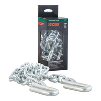 48" Safety Chain with 2 S-Hooks (5000 lbs Clear Zinc Packaged)