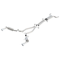Borla 1014031 | Borla S-Type Cat-Back  Exhaust System for 2010-2013 Chevrolet Camaro SS 6.2L V8 Auto/ Manual Transmission Rear Wheel Drive 2-Door EC-Type Approved.
