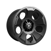 Drakon Wheel 17X9 Black Satin; 07-21 Jeep JK/JL/JT