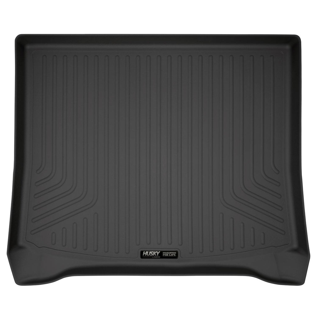 Husky Liners 20681 | Husky Liners Cargo Liner, Fits 17-18 COMPASS PASSENGER SIDE HAS 2 FLOOR MAT RETAINING POSTS BLACK CARGO LINER