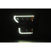 LED Projector Headlights Plank Style Design Midnight Black