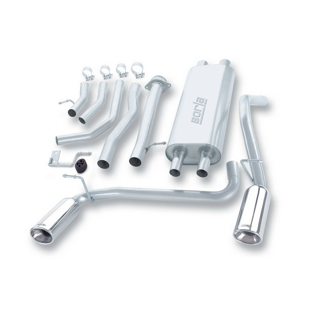 Borla 140037 | Borla Touring Cat-Back  Exhaust System for 2003-2006 Hummer H2/SUT 6.0L V8 Automatic Transmission; AWD; 4-Door.