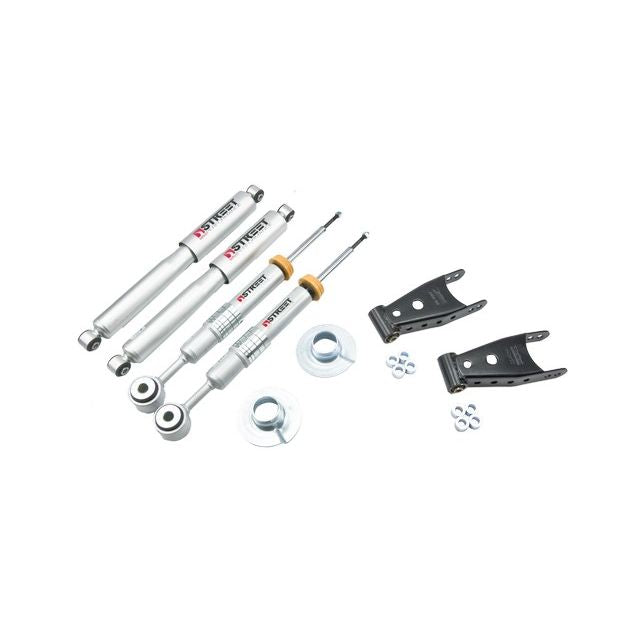BELLTECH 935SP LOWERING KITS  Front And Rear Complete Kit W/ Street Performance Shocks 2004-2008 Ford F150 ((All Cabs) 4WD) +2 in. to -2 in. F/2 in. or 4 in. R drop W/ Street Performance Shocks