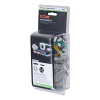 4-Way Round Connector Plug & Socket with Hardware (Packaged)