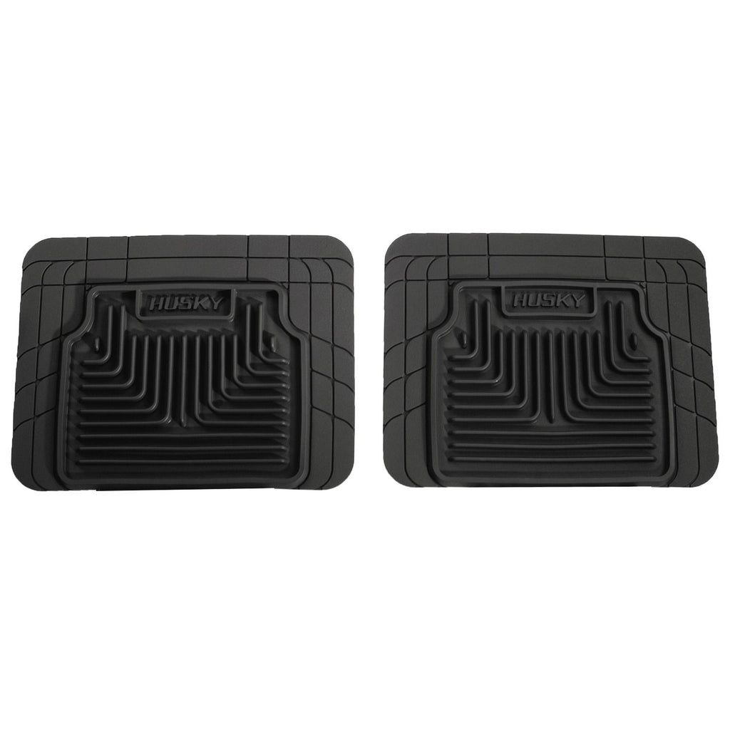 Husky Liners 52031 | Husky Liners 2nd Or 3rd Seat Floor Mats, Fits MULTI-FIT UNIVERSAL FLOOR MATS BLACK