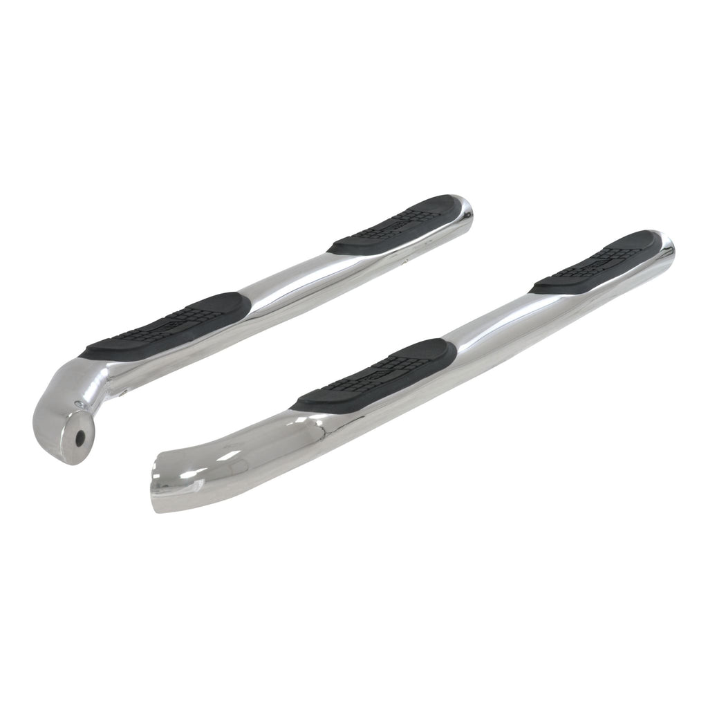 3" Round Polished Stainless Side Bars Select Kia Sportage