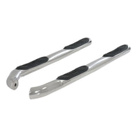 3" Round Polished Stainless Side Bars Select Kia Sportage
