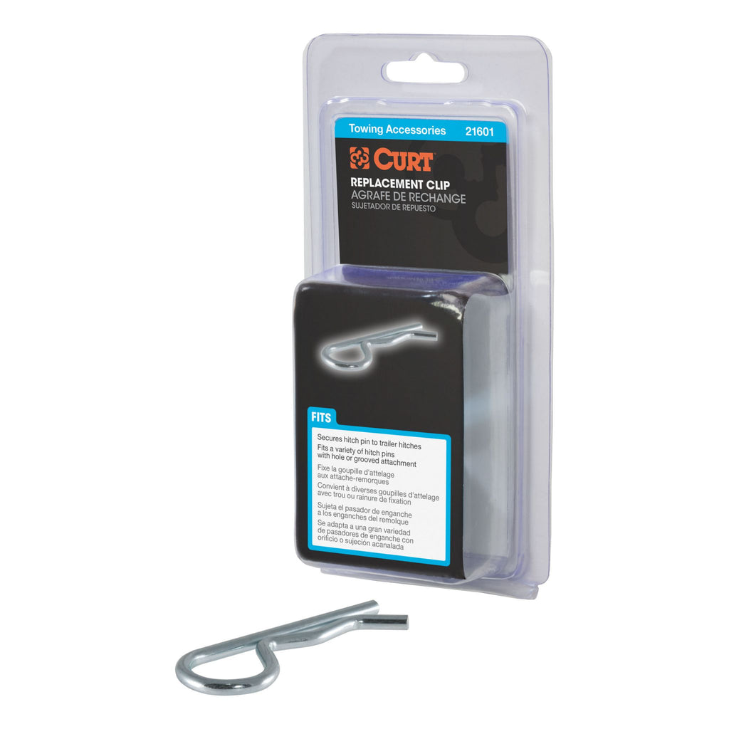 Hitch Clip (Fits 1/2" or 5/8" Pin Zinc Packaged)