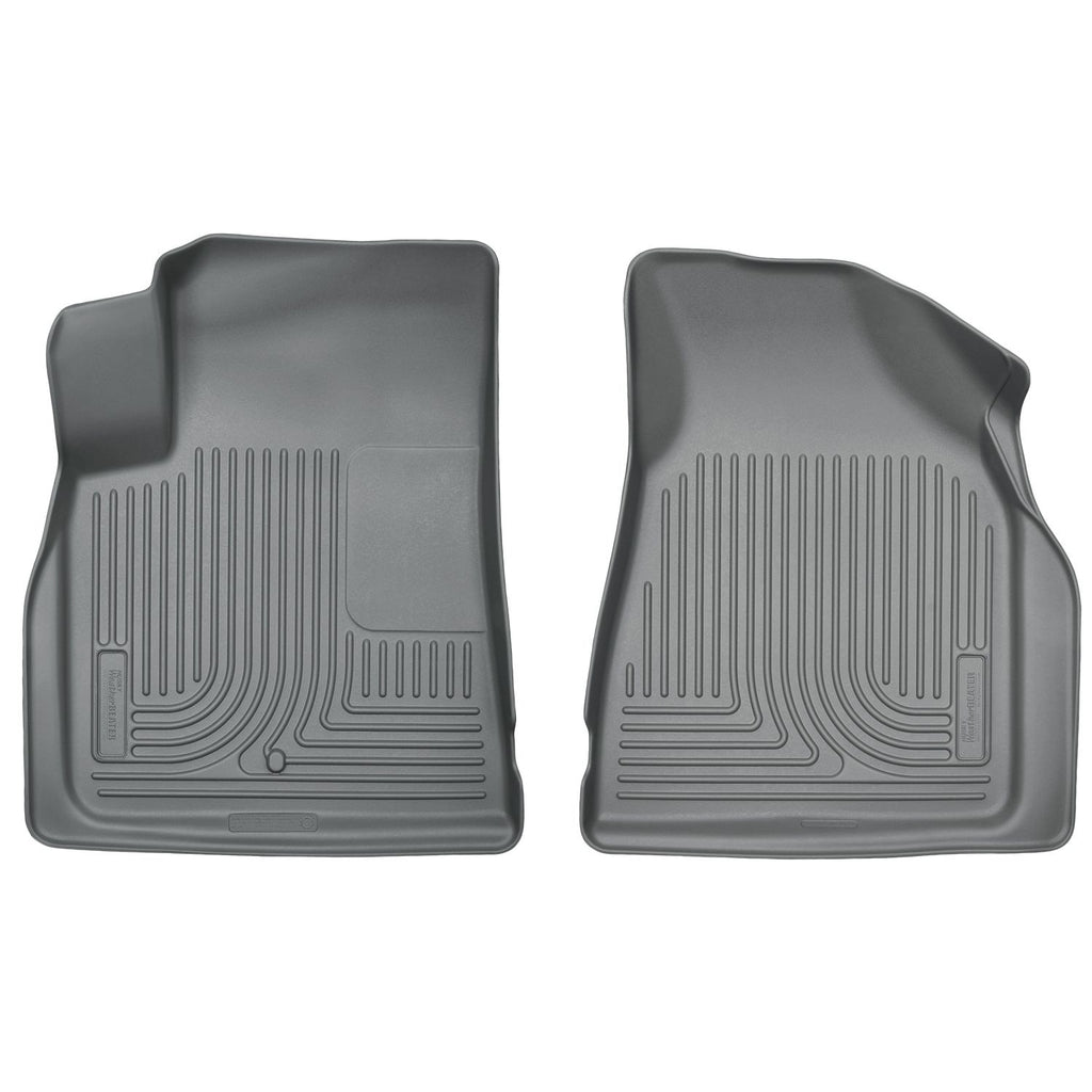 Husky Liners 18212 | Husky Liners Front Floor Liners, Fits 07-17 ACADIA/ENCLAVE/OUTLOOK/TRAVERSE FRONT FLOOR LINERS GREY