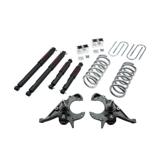BELLTECH 780ND LOWERING KITS  Front And Rear Complete Kit W/ Nitro Drop 2 Shocks 1996-2003 Isuzu Hombre 4 cyl. (2WD) 3 in. F/3 in. R drop W/ Nitro Drop II Shocks