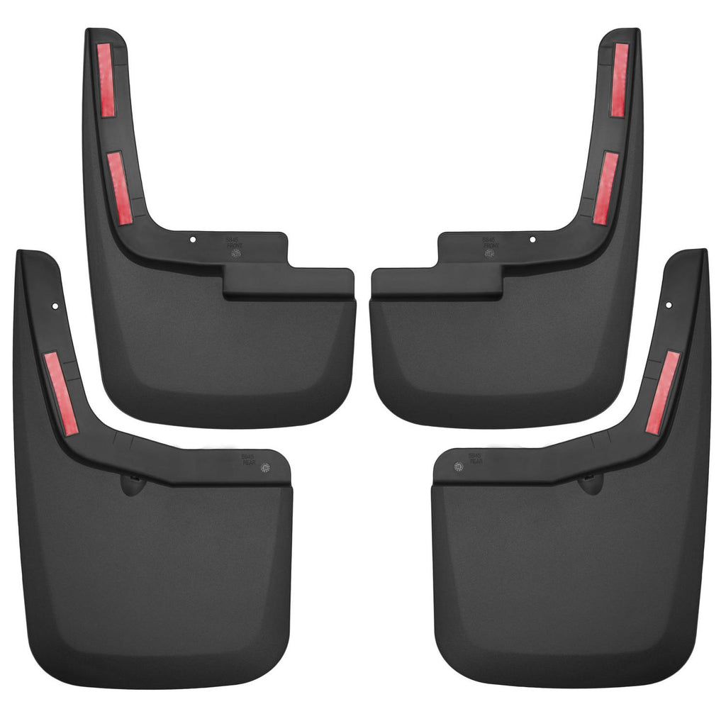 Husky Liners 58456 | Husky Liners Front and Rear Mud Guard Set, Fits 15-C F150 W/FLARES FRONT AND REAR CUSTOM MUD GUARD COMBO SETS