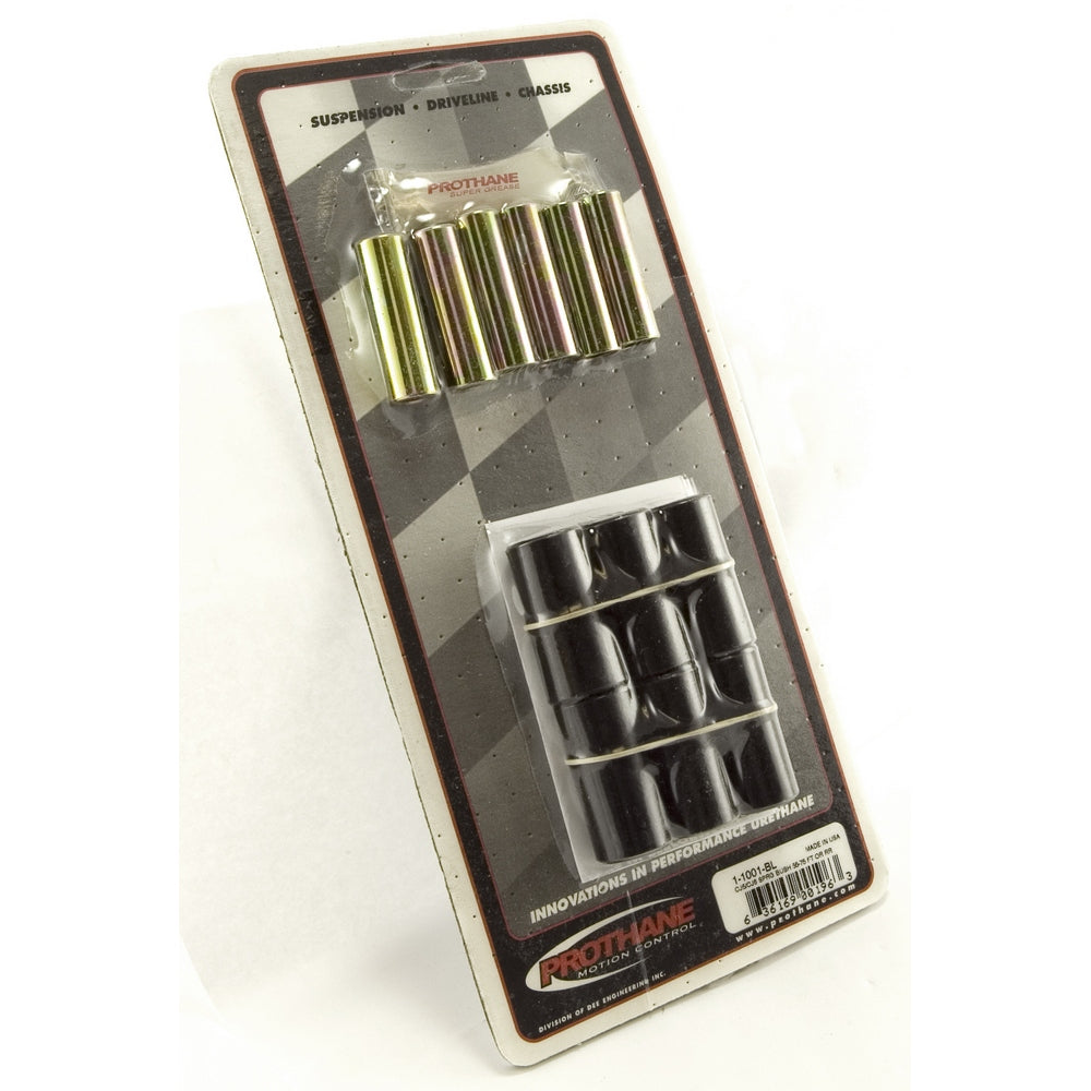 Suspension Leaf Spring Bushing Kit  Black; 55-75 Jeep CJ5/CJ6