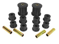 Suspension Leaf Spring Bushing Kit  Rear  Black; 84-01 Cherokee XJ