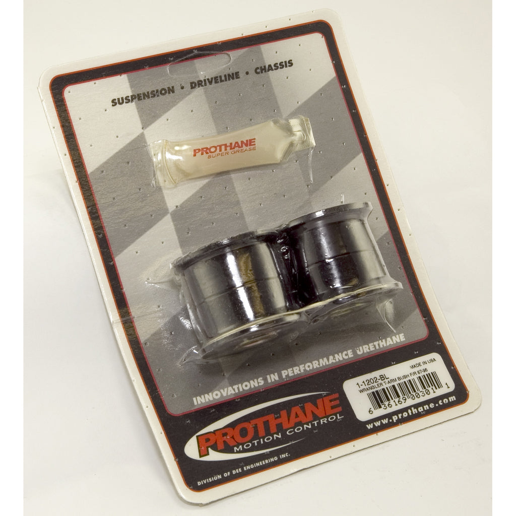 Suspension Track Bar Bushing Kit  Black; 87-95 Jeep Wrangler YJ