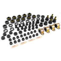 This Black Polyurethane Bushing Kit From Prothane Fits 80-86 Jeep CJ Models.