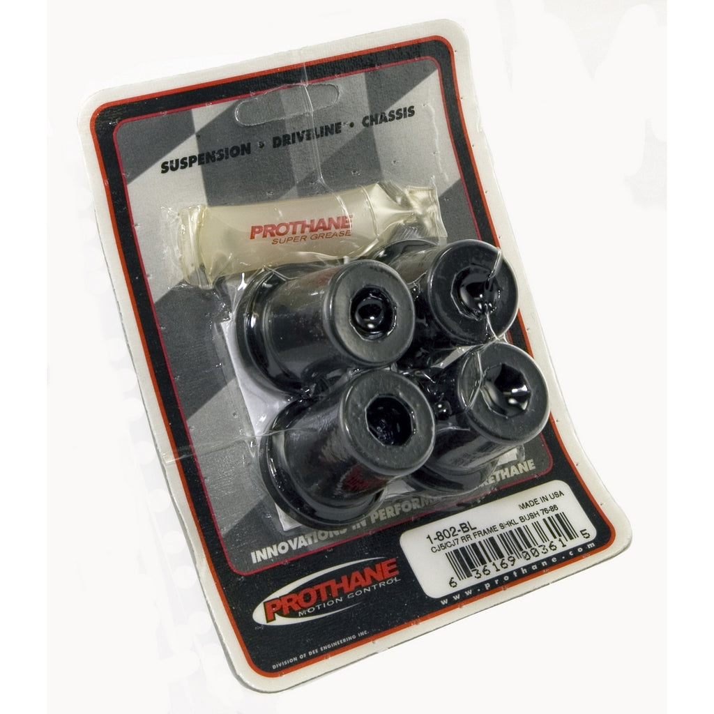 Bushing Set-4Shackle Rr Blk. By Rugged Ridge