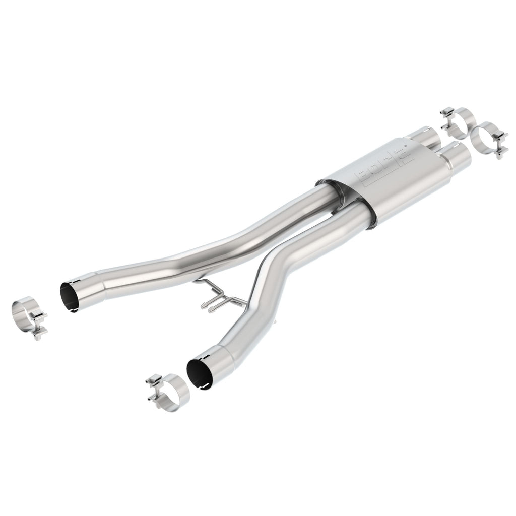 Borla 60558 | Borla Resonator for 2014-2018 Chevrolet Corvette C7 6.2L V8 Automatic and Manual Transmission. Rear Wheel Drive 2-Door with or WITHOUT NPP (Dual Mode Exhaust).