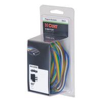 5-Way Flat Connector Socket with 60" Wires (Vehicle Side Packaged)