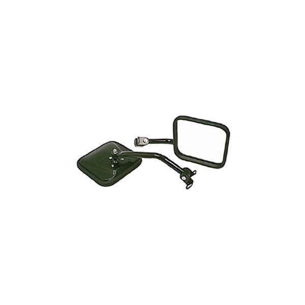 Door Mirror Kit  CJ-Style  Black; 87-95 Jeep Wrangler YJ