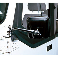 Door Mirror Kit  CJ-Style  Black; 97-06 Jeep Wrangler TJ