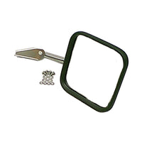 Door Mirror Kit  Right  Head/Arm  Stainless Steel; 55-86 Jeep CJ