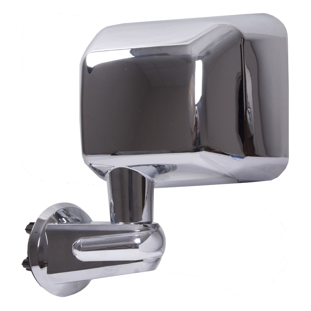 Door Mirror  Left  Chrome; 07-18 Jeep Wrangler JK