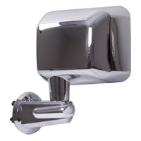 Door Mirror  Left  Chrome; 07-18 Jeep Wrangler JK