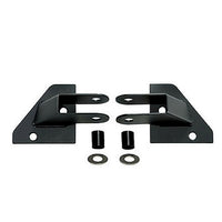 Mirror Relocation Bracket Kit  Black; 87-95 Jeep Wrangler YJ