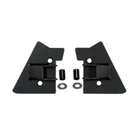 Mirror Relocation Bracket Kit  Black; 97-02 Jeep Wrangler TJ