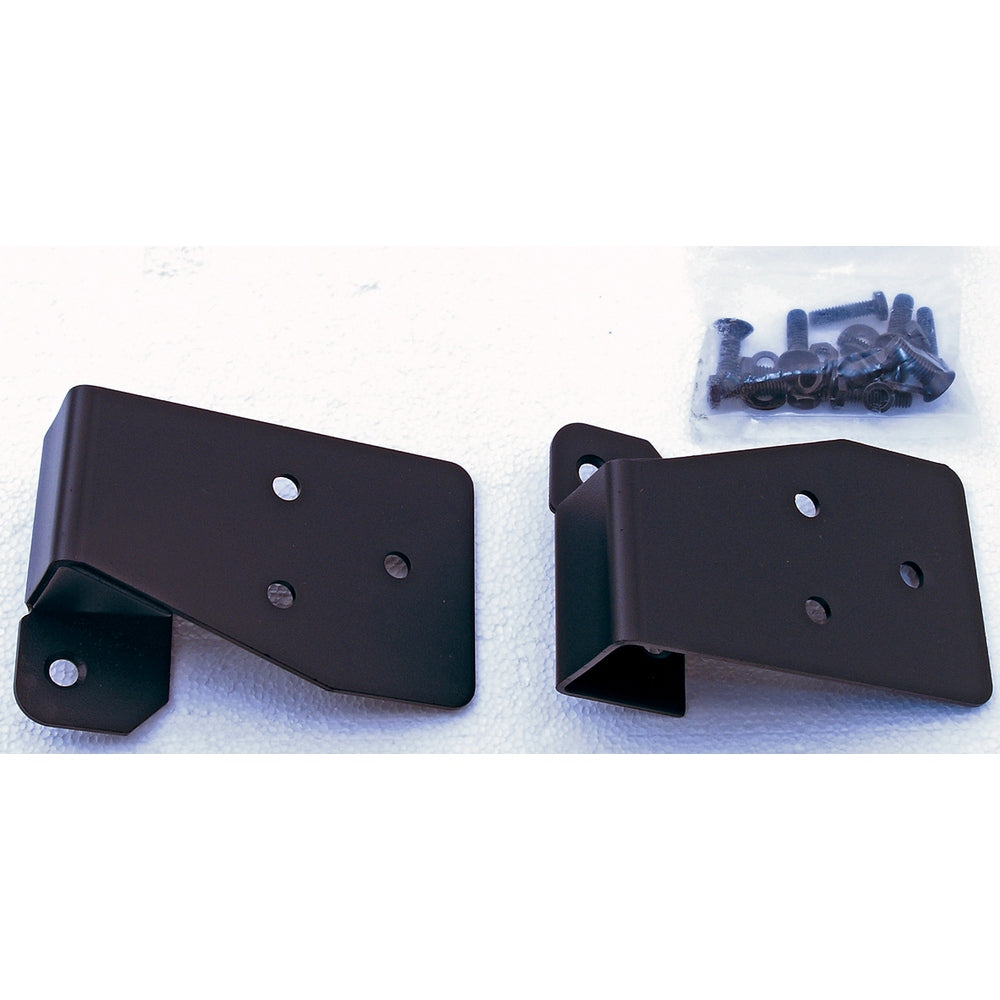 Mirror Relocation Bracket Kit  Black; 03-06 Jeep Wrangler TJ