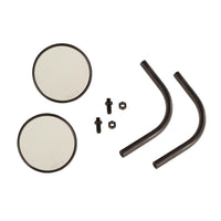 Trail Mirror Kit  Round  Pair; 18-21 Jeep Wrangler / Gladiator