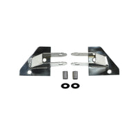 Mirror Relocation Bracket Kit  Stainless Steel; 87-95 Jeep Wrangler YJ