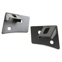 Light Mount Bracket Kit  Windshield  Textured Black; 07-18 Wrangler JK
