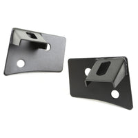 Rugged Ridge 11027.04 | Windshield Auxiliary Light Brackets, Textured Black; 07-16 Wrangler JK