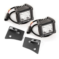 Rugged Ridge 11027.20 | Light Kit, Windshield Mounted, Dual Beam, Square; 07-18 Wrangler JK