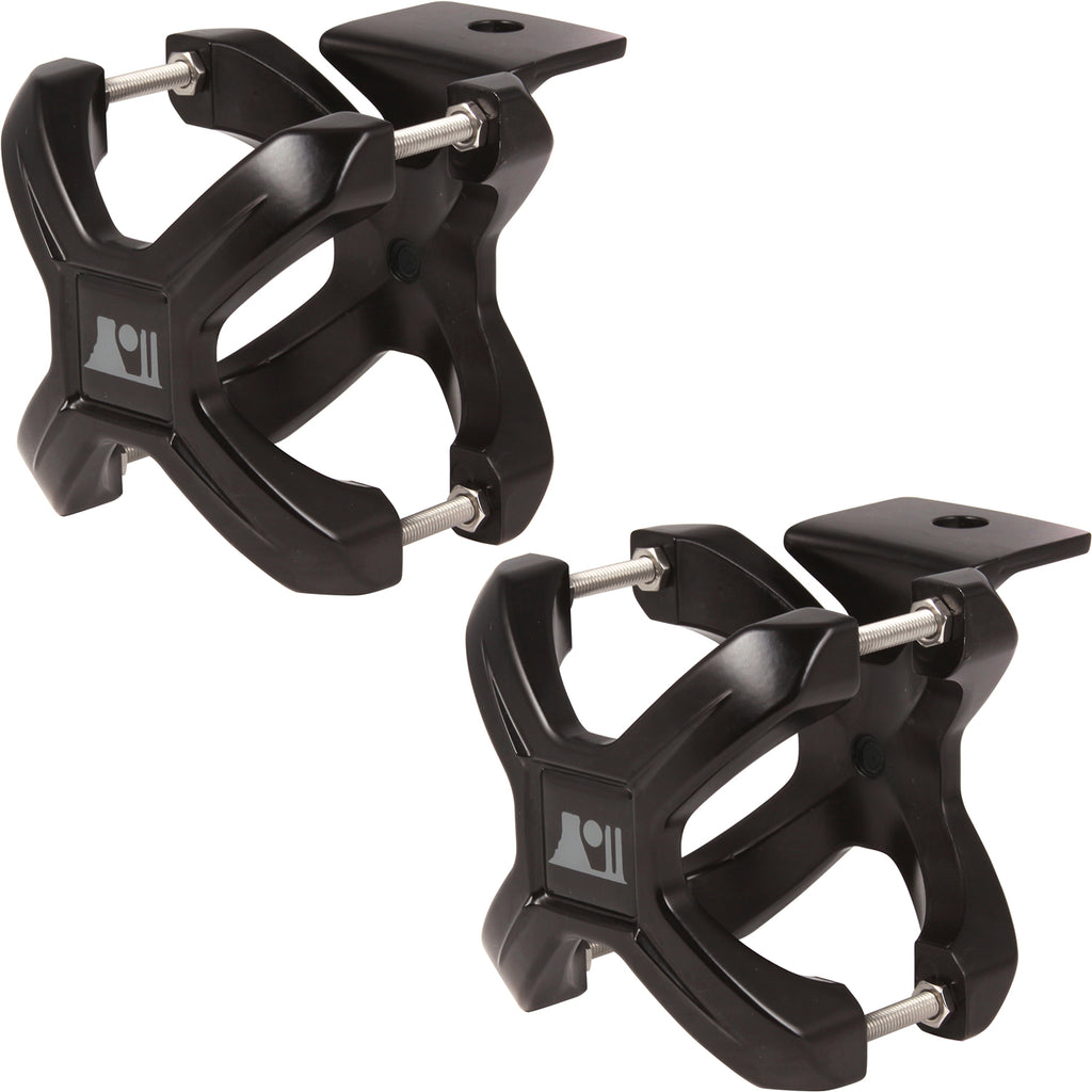 Rugged Ridge 11031.02 | X-Clamp, Black, Pair, 1.25-2.0 Inches