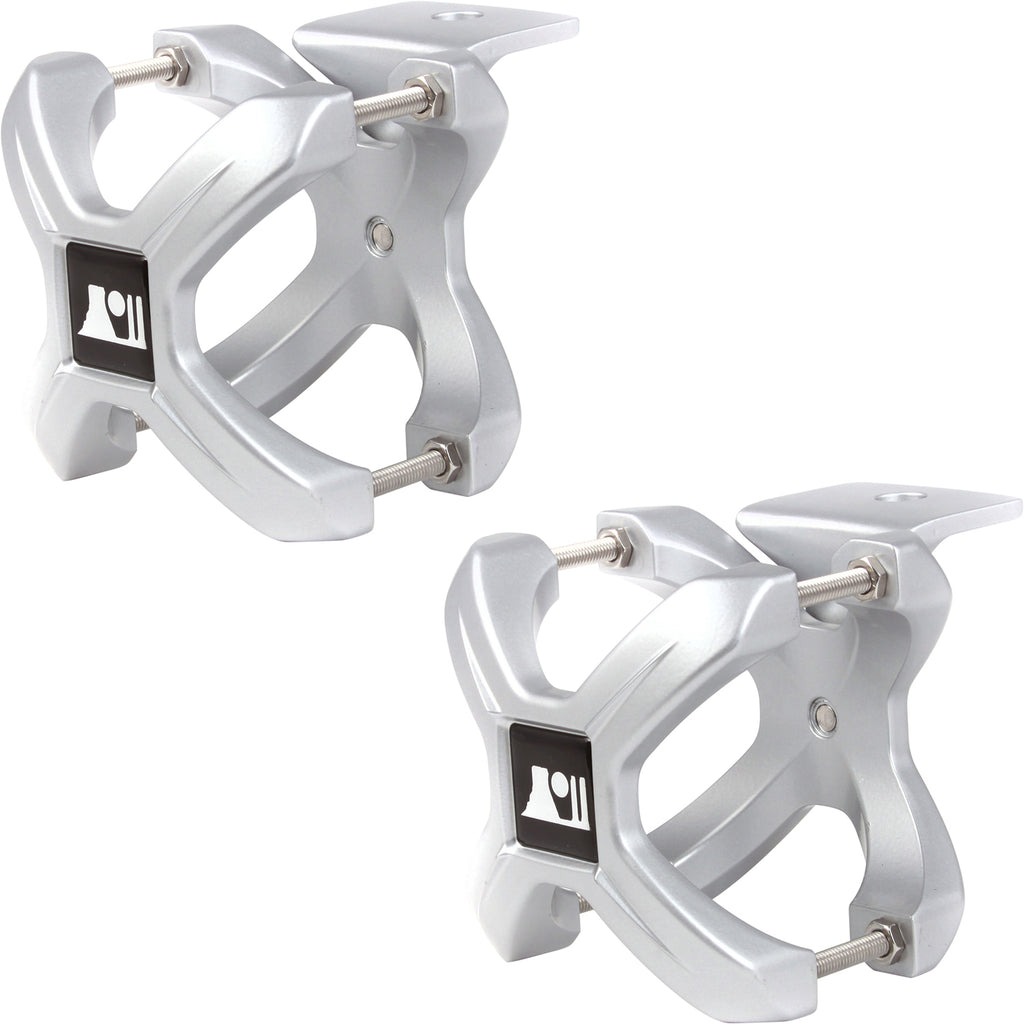 Rugged Ridge 11031.11 | X-Clamp, Silver, Pair, 1.25-2.0 Inches